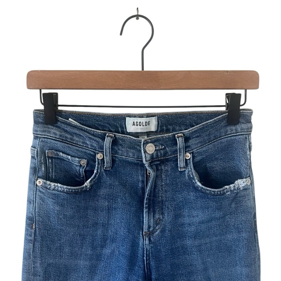 Agolde Toni Mid Rise Cropped Jeans - Picture 3 of 7